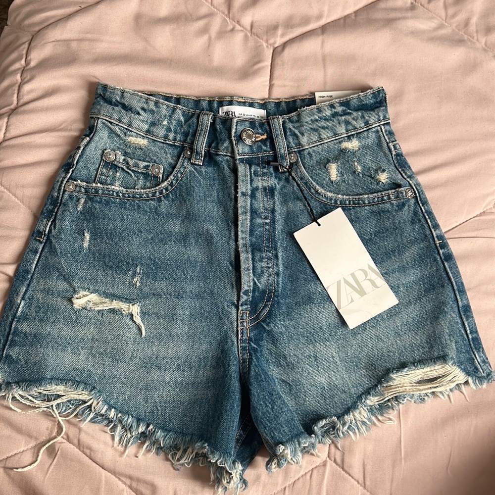 Zara High Rise Shorts